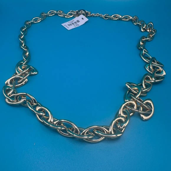 Gold Statement Necklace, adjustable! - Picture 4 of 6